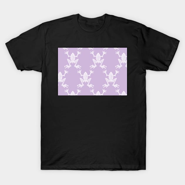 Fabulous Frogs - Lilac T-Shirt by lottibrown